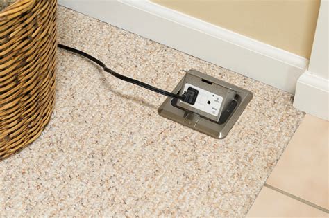 external electrical floor boxes|recessed electrical outlet mounting box.